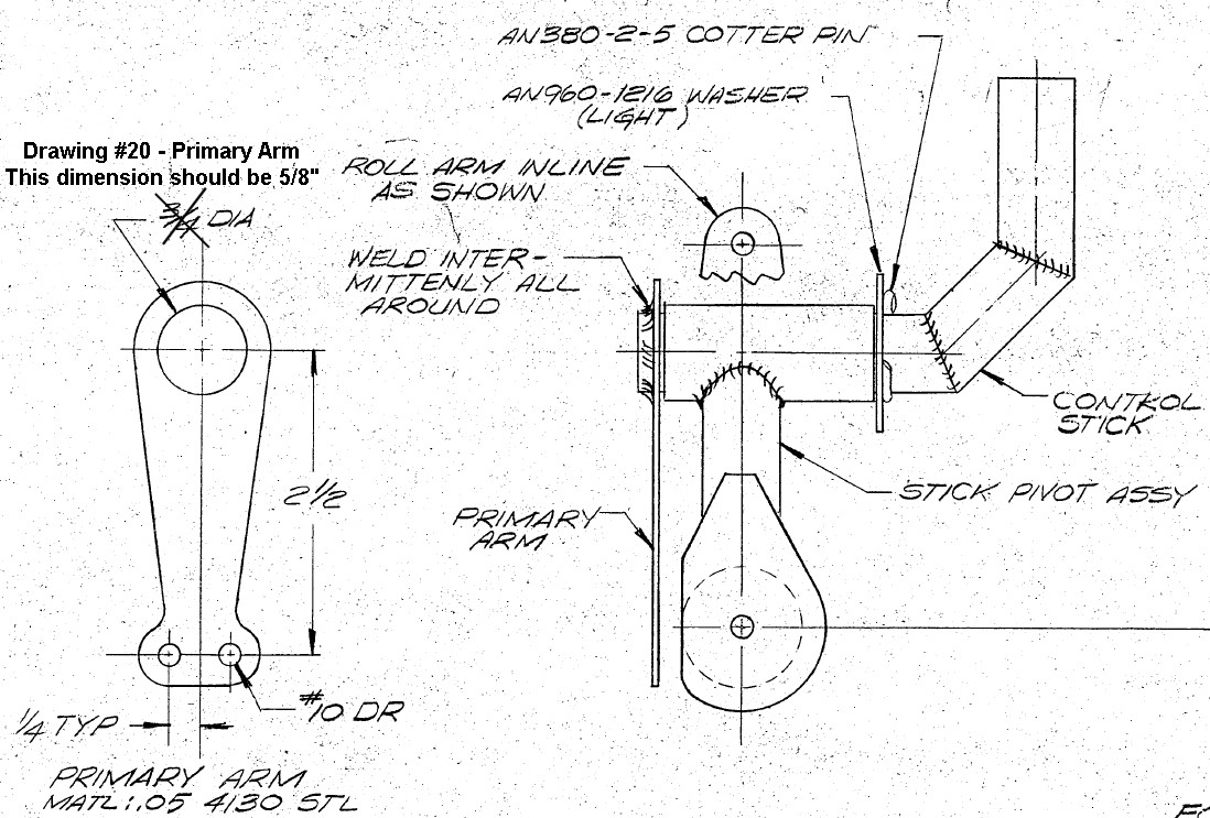 Drawing 20 - Primary Arm