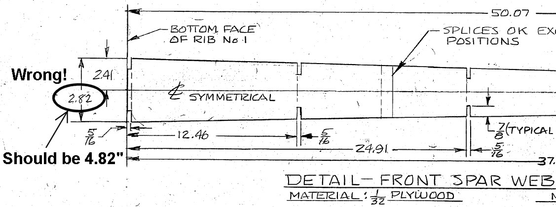 Drawing 3 - Tail Fin Front Spar