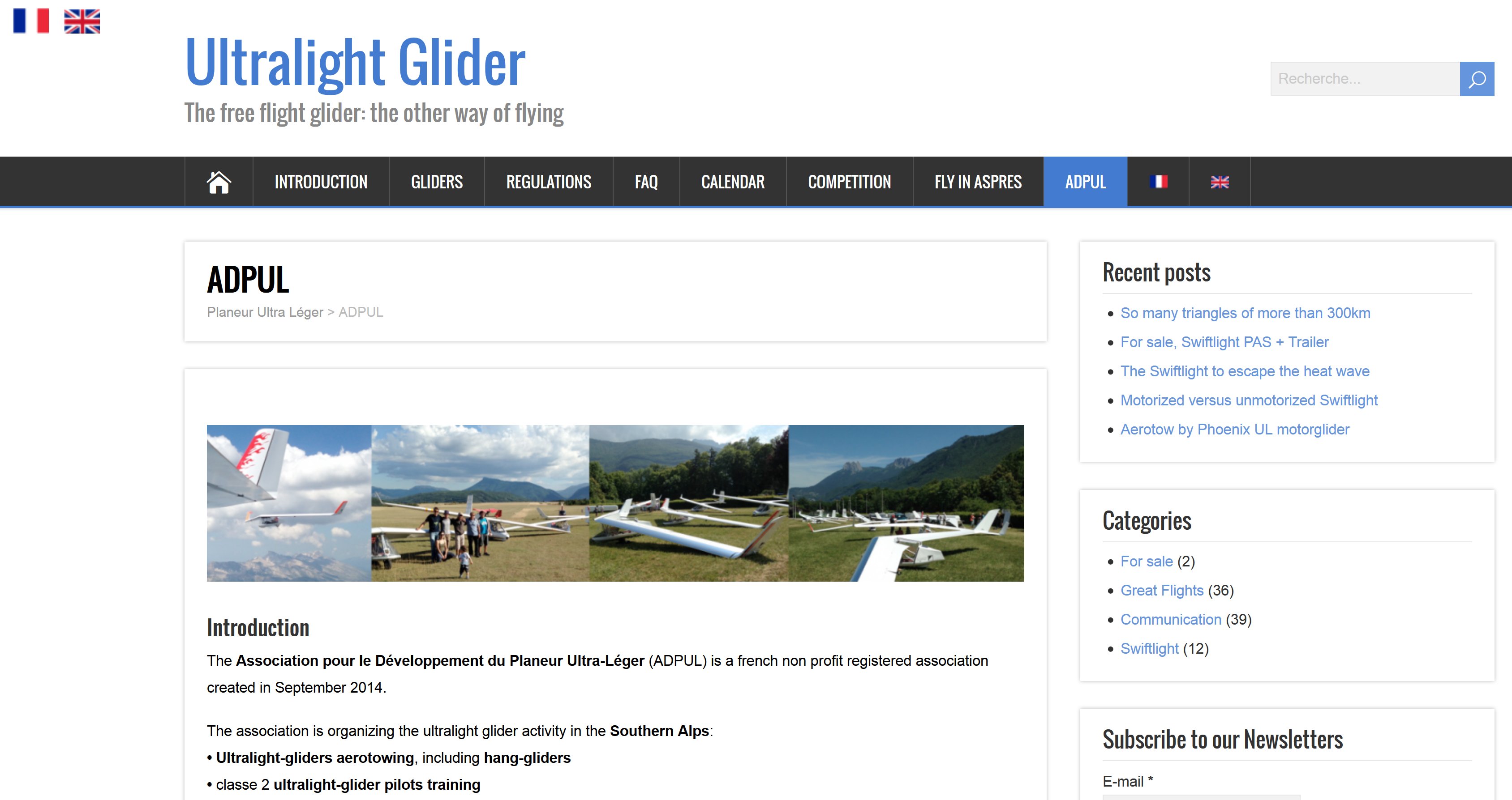 Planeur Ultra Léger